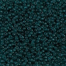 Miyuki rocailles Perlen 11/0 - Transparent dark teal 11-2406